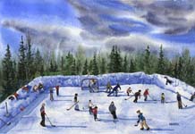 Making Good Use of the Outdoor Rink by Kendra Smith